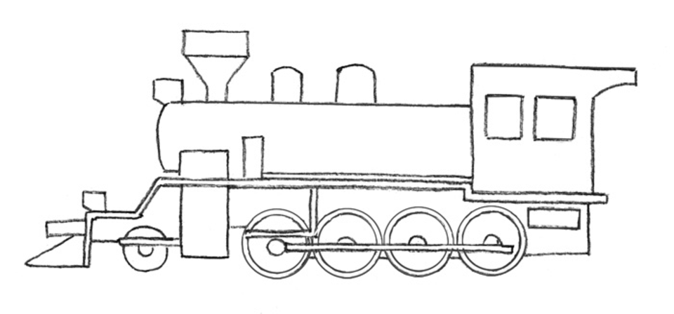 Как рисовать паровоз. Поезд рисунок. Паровоз рисунок. Поезд рисунок карандашом. Паровоз рисунок карандашом.