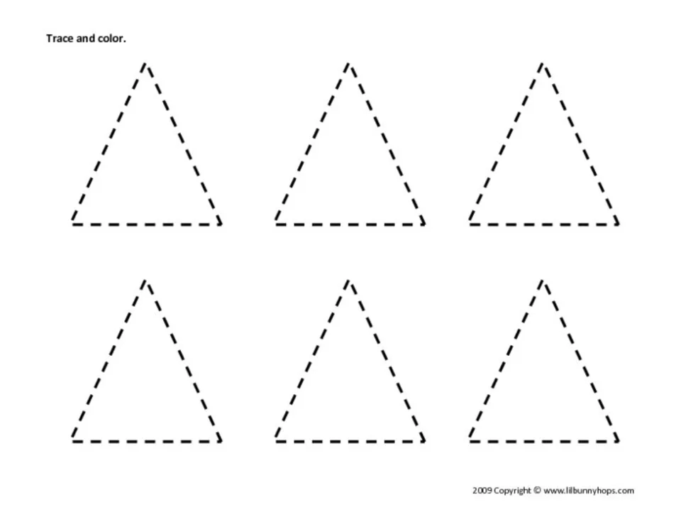 Треугольники раскраска