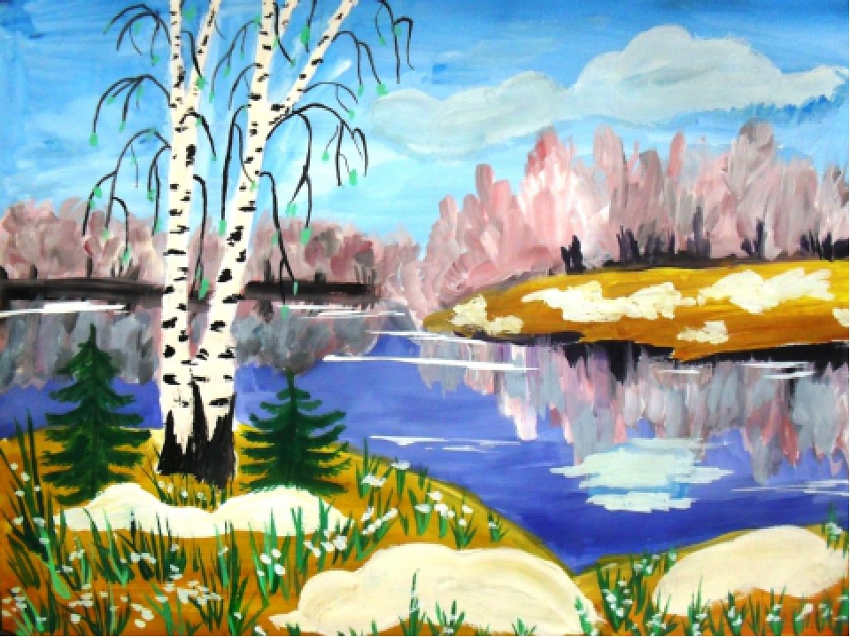 Весна рисунок