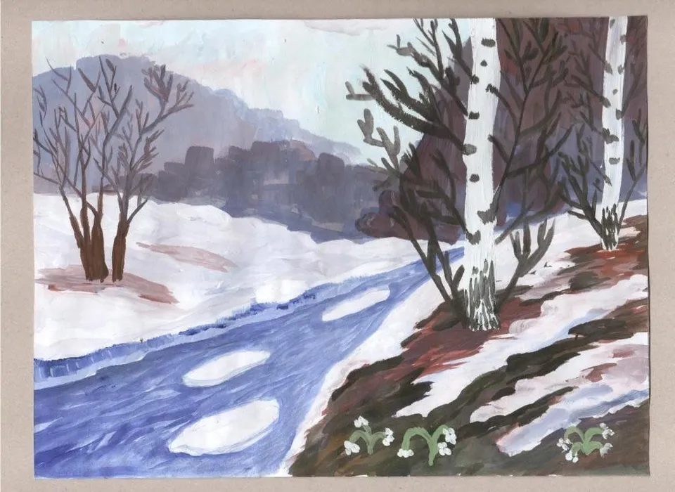 Рисунок ранней весны