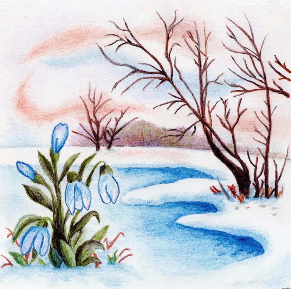 Рисунок весенний