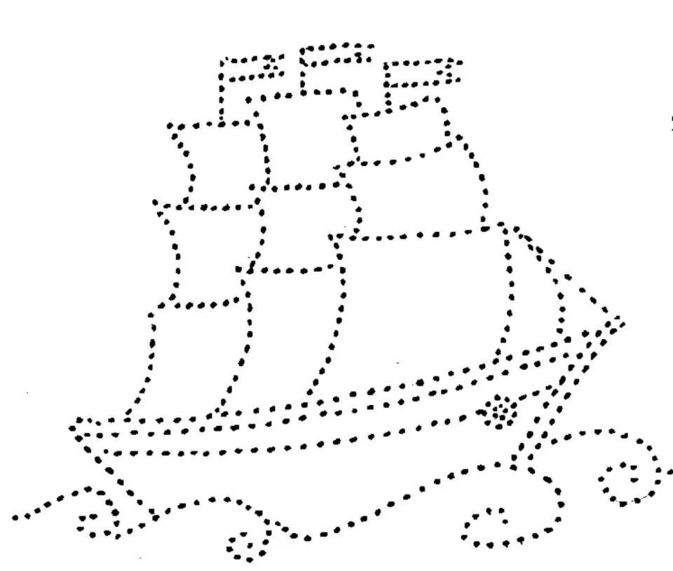 Кораблик обводилка для детей