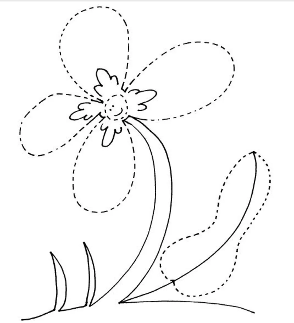 Раскраска цветик семицветик контур