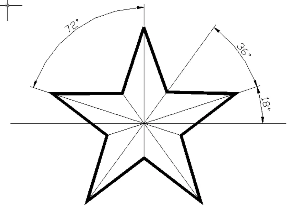 Звезда правильной формы. Пятиконечная звезда диаметр 10см. Начертить звезду пятиконечную. Рисование пятиконечной звезды. Чертёж звезды пятиконечной.