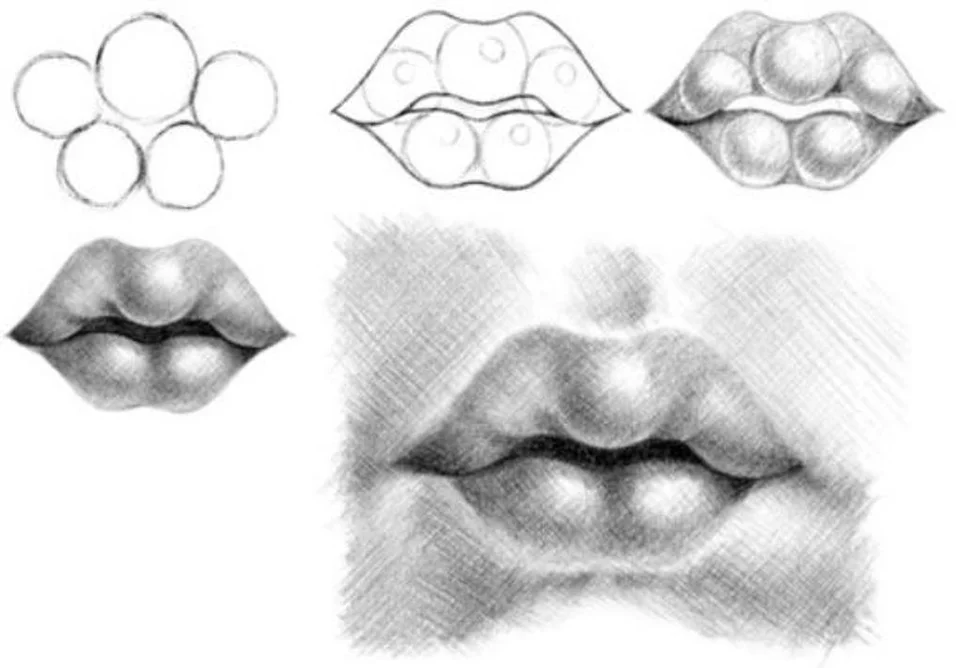 Рисовать губы