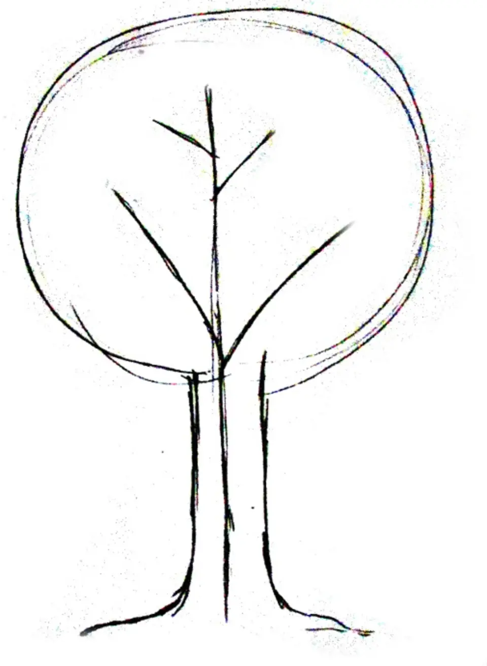 Легкое рисование дерева