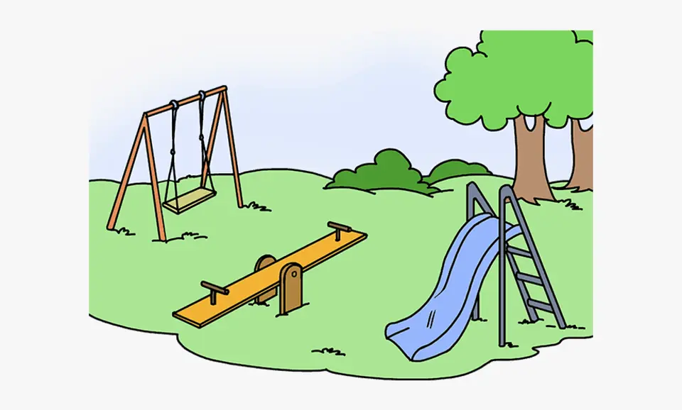 Иллюстрация детской площадки