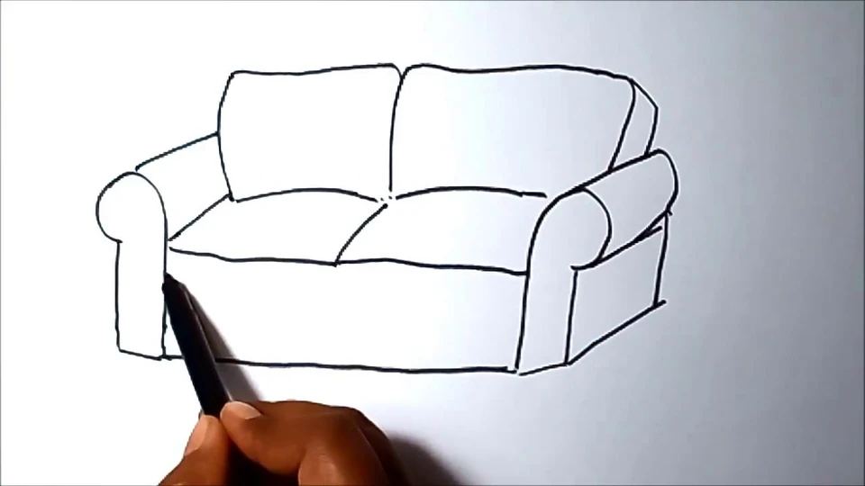 Рисунок дивана