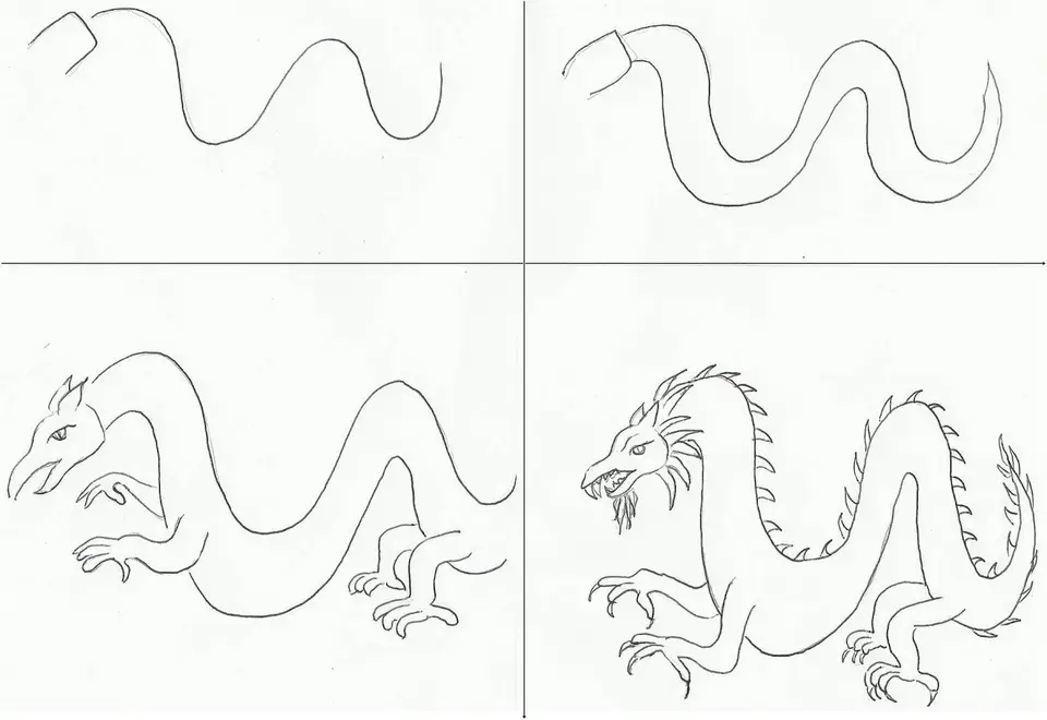 Рисуем дракона