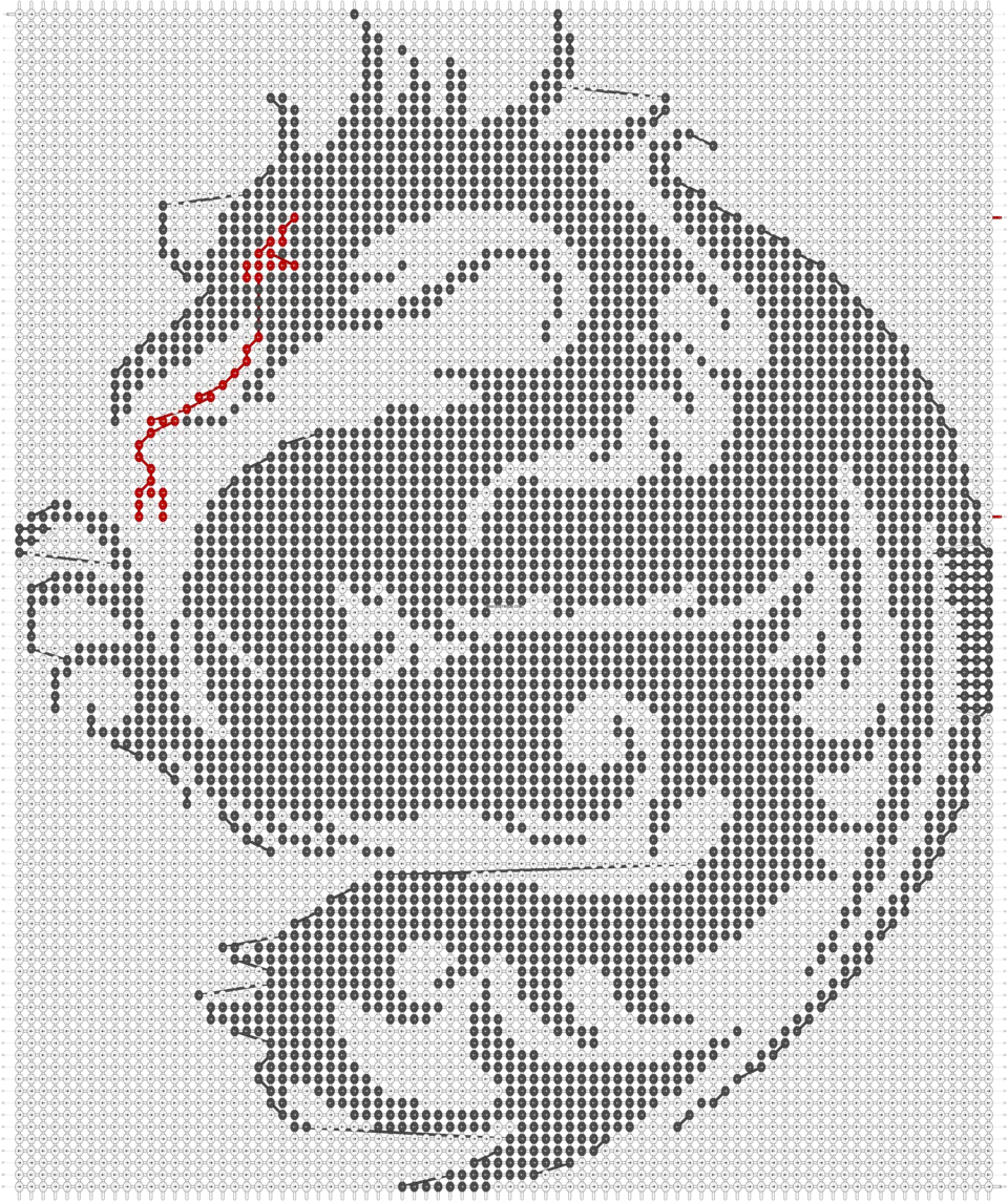Вышивка дракон схема