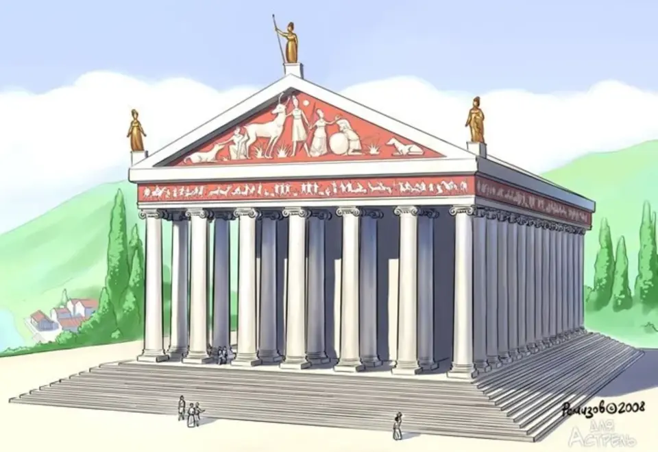 Храм артемиды и парфенон