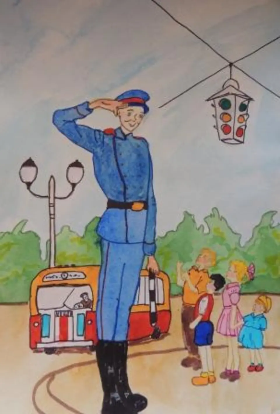 Рисование дядя степа милиционер