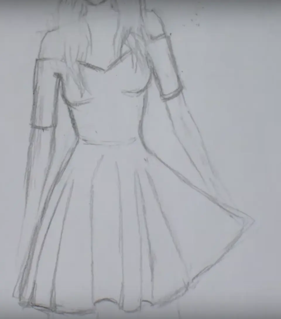 Девушка в платье карандашом