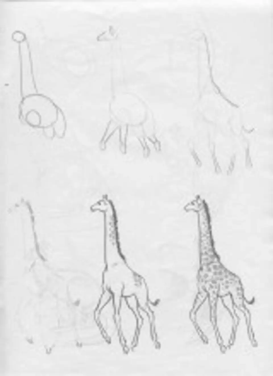 Рисуем жирафа