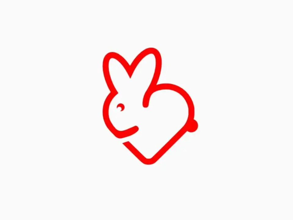 Заяц с сердечком