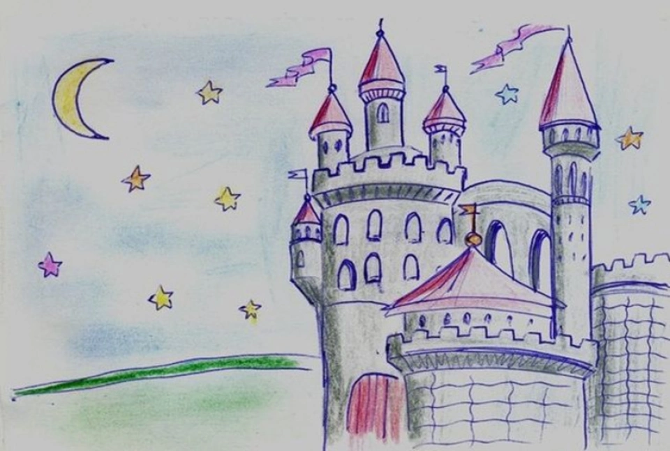 Рисовать замок