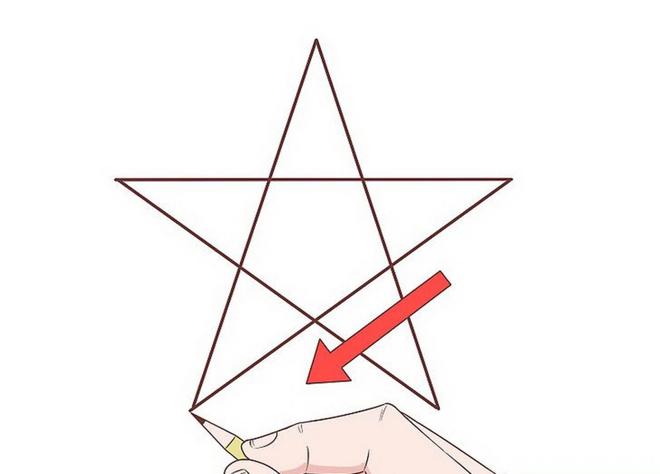 Пятиконечная звезда правильной формы