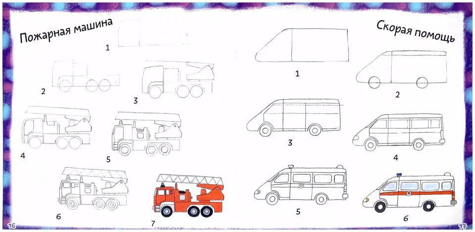 Рисование пожарная машина
