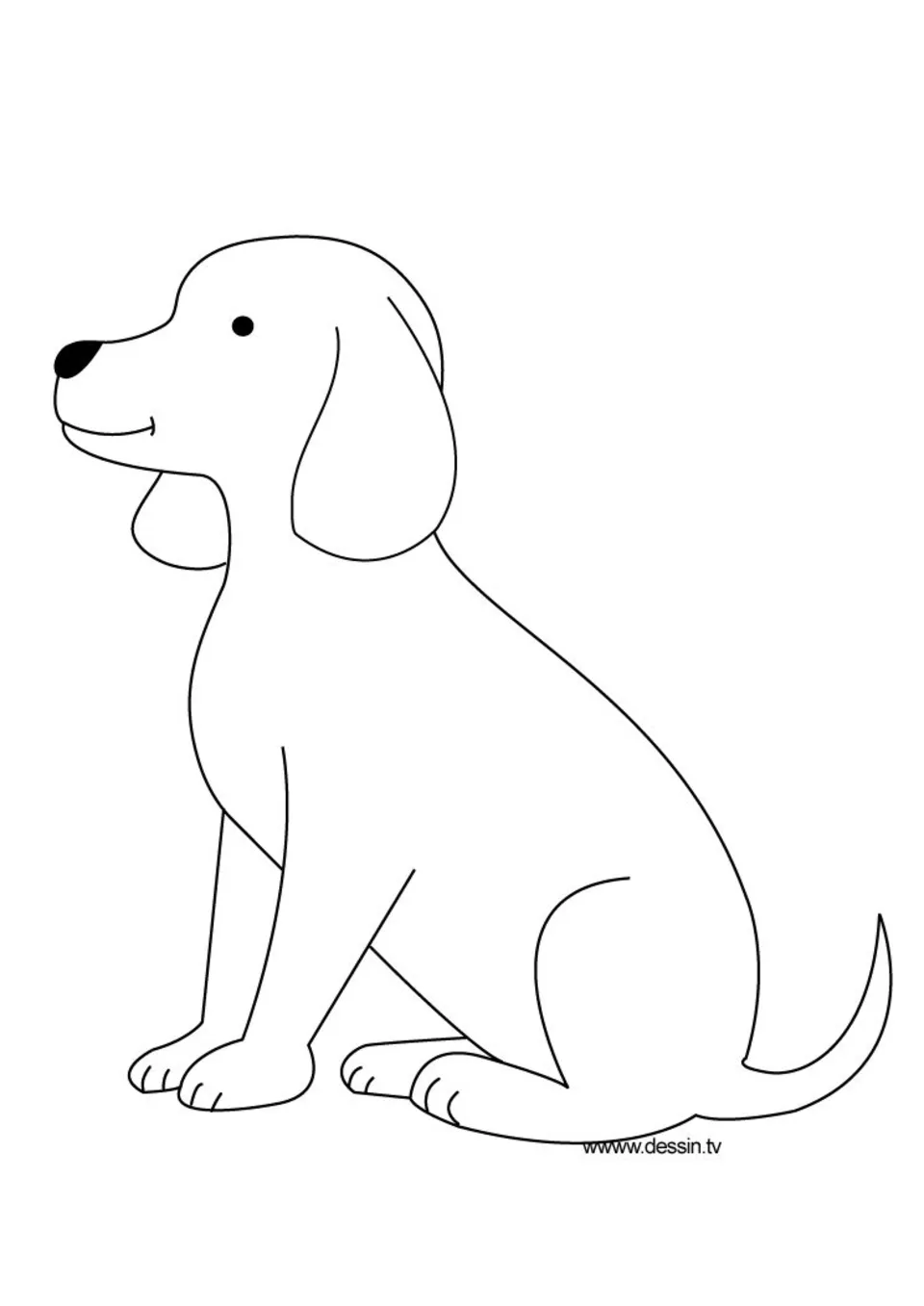 Рисунок собака карандашом для детей