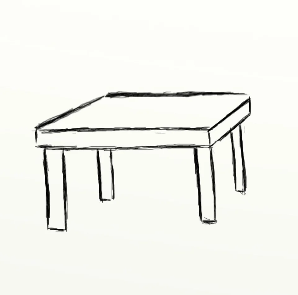 Рисунок стола