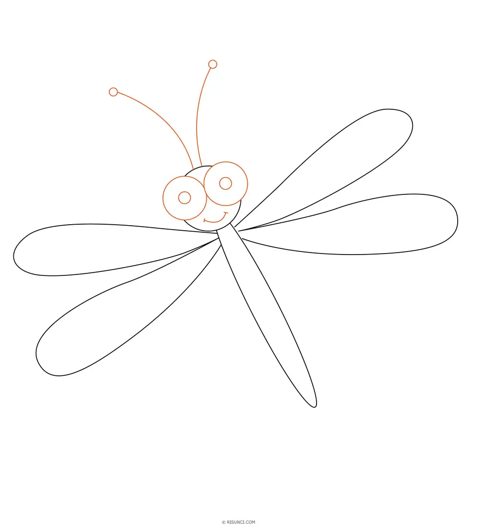 Рисунок стрекозы