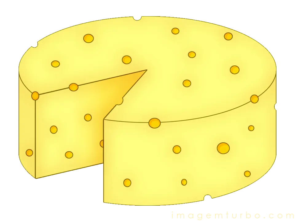Круглый кусок сыра