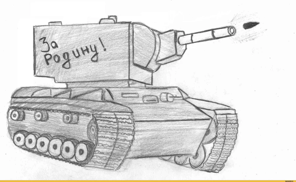 Рисунки танков карандашом