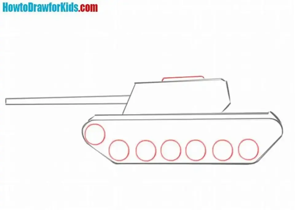 Рисовать танки карандашом