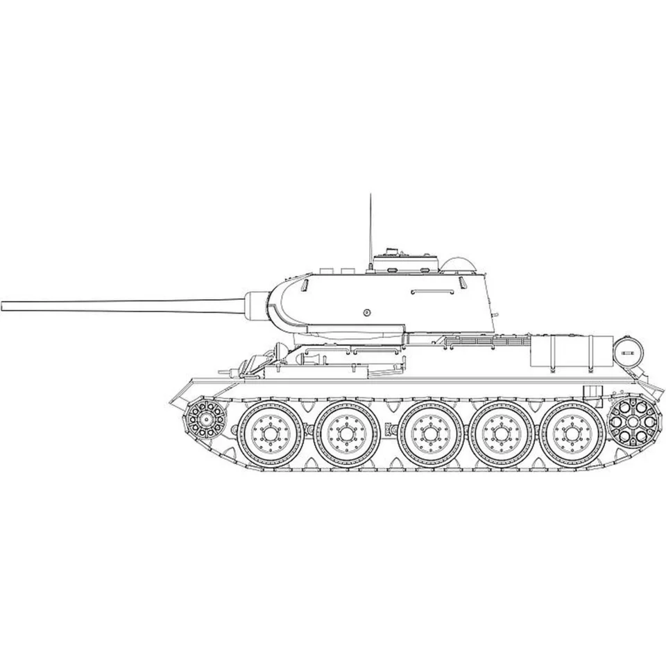 Т-34-85 танк сбоку