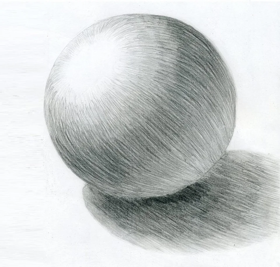 Академический рисунок шар