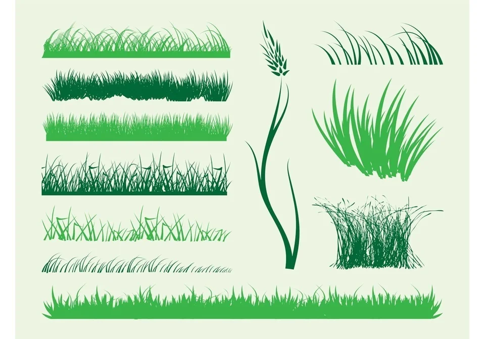Стилизованная трава