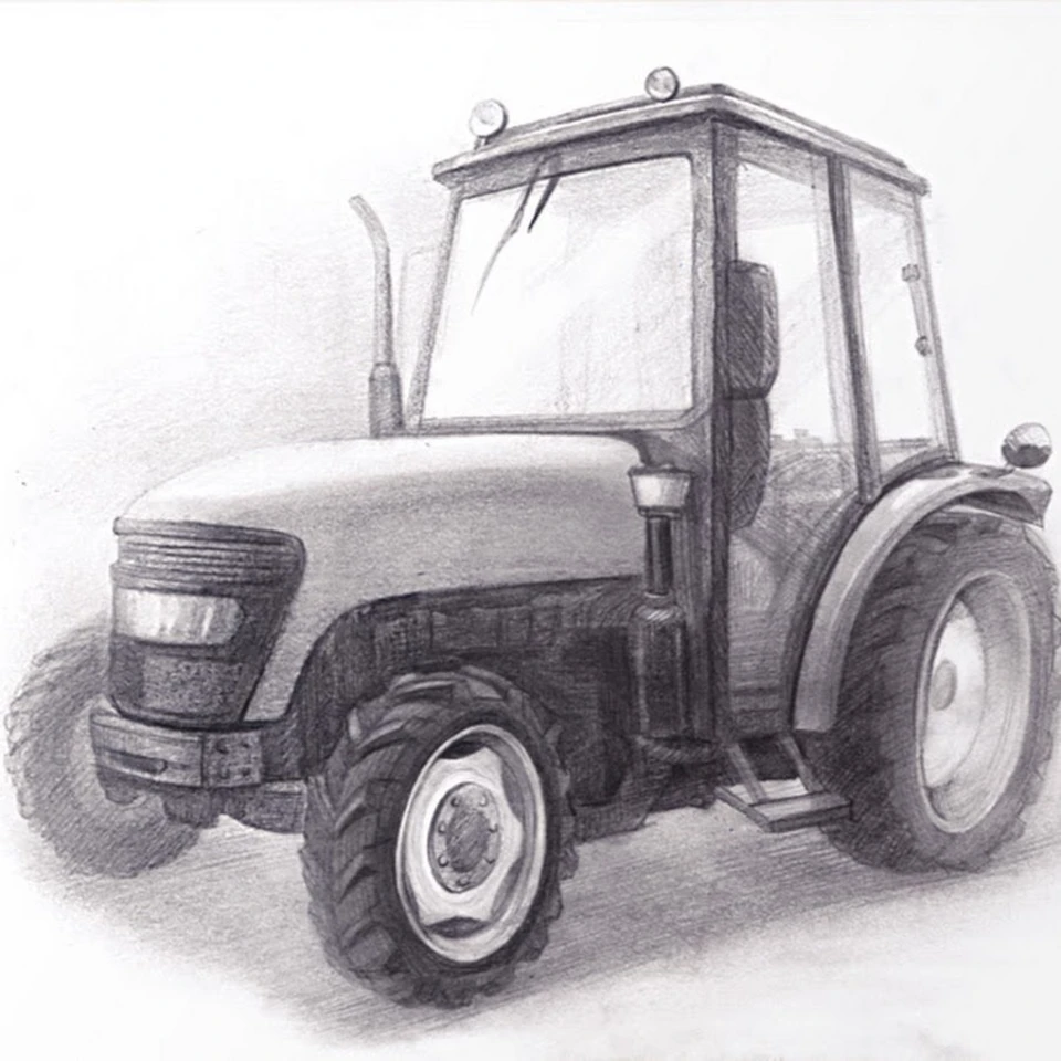 Раскраска трактор беларус мтз-82