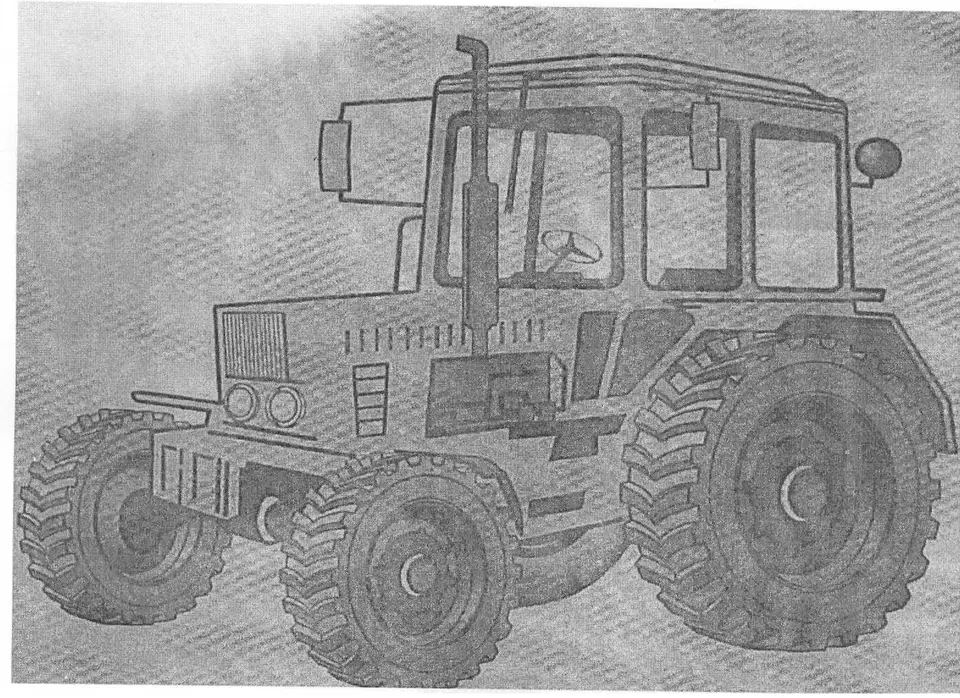 Трактор беларус рисунок