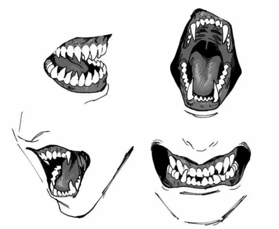 Рот с зубами