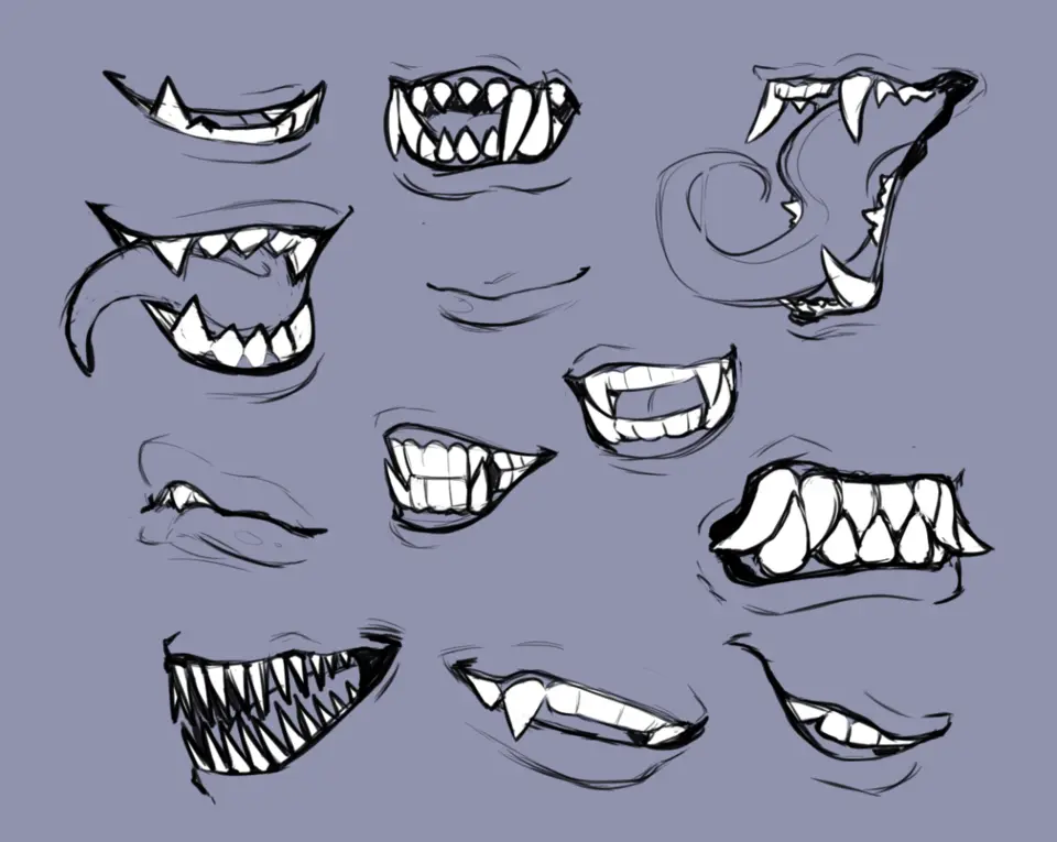 Рот с зубами