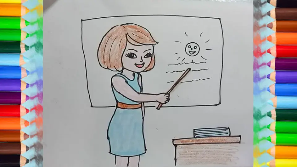 Рисунок на тему учитель