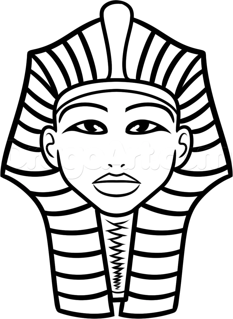 Египетский фараон рисунок