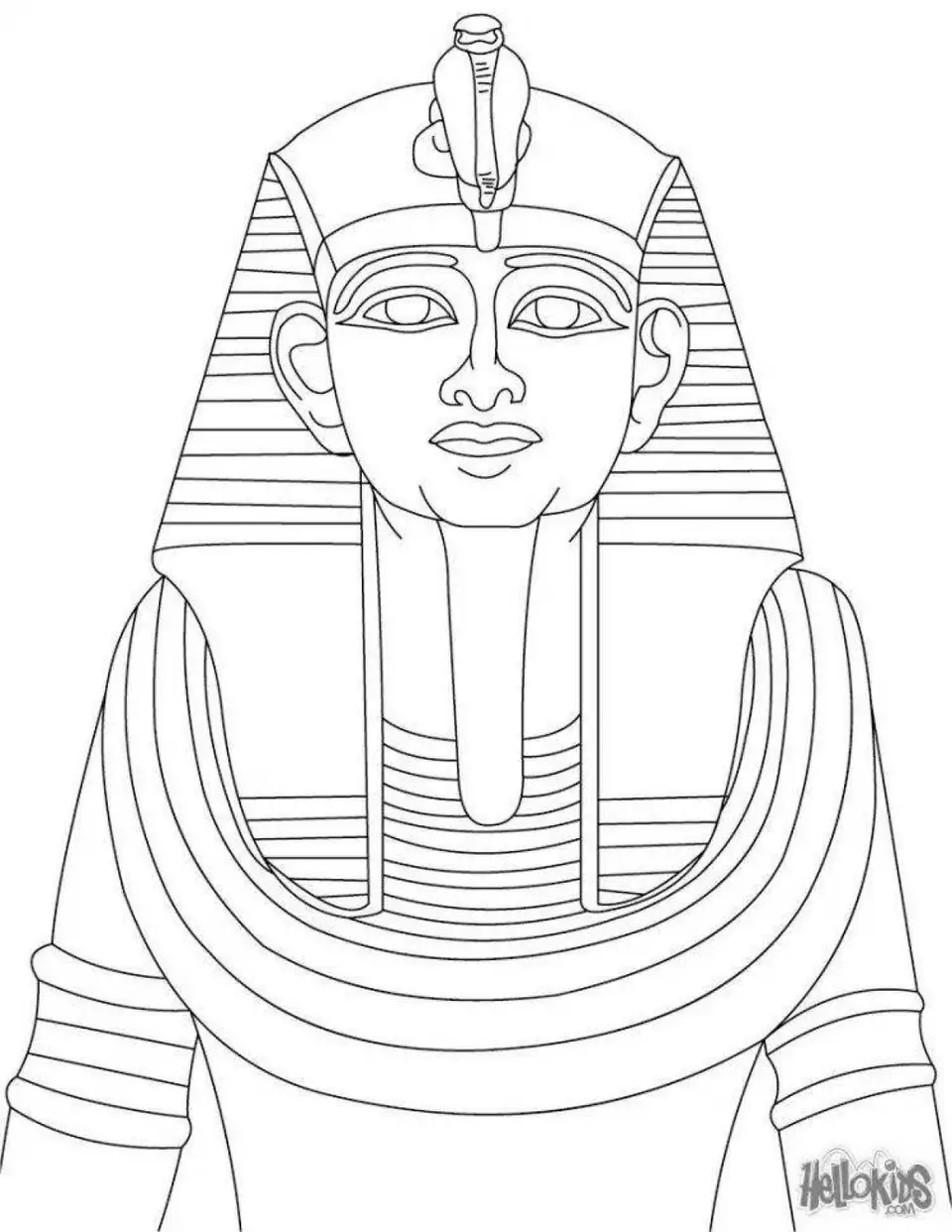Раскраска фараон
