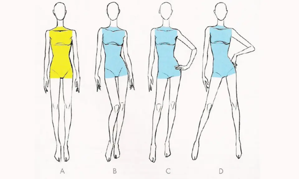 Фигура для рисования одежды прямостоячая