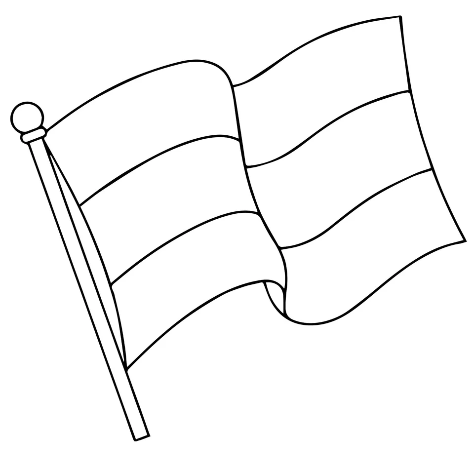 Раскраска флаг
