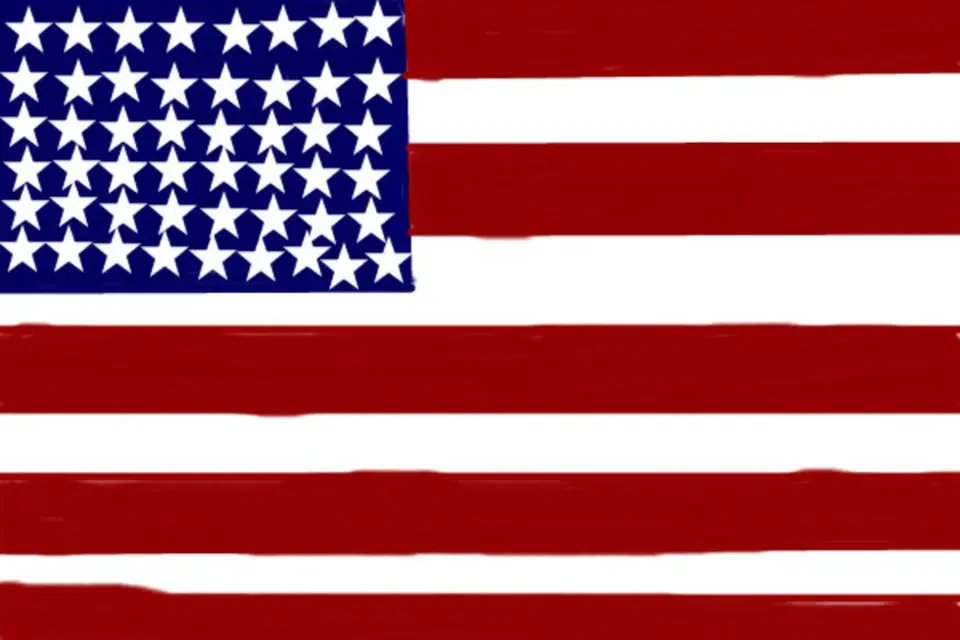 Американский флаг гранж