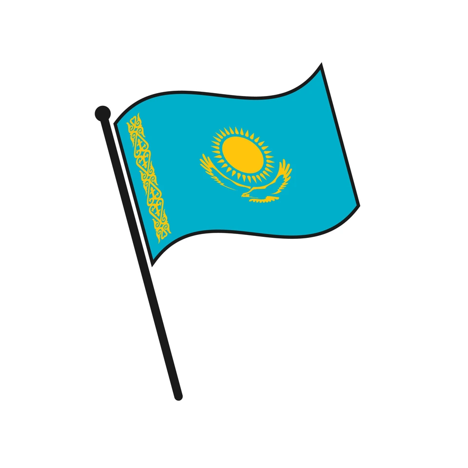 Государственный флаг казахстана