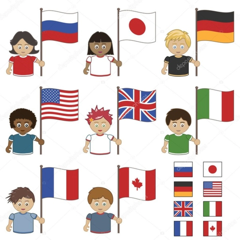 Флаги стран для детей