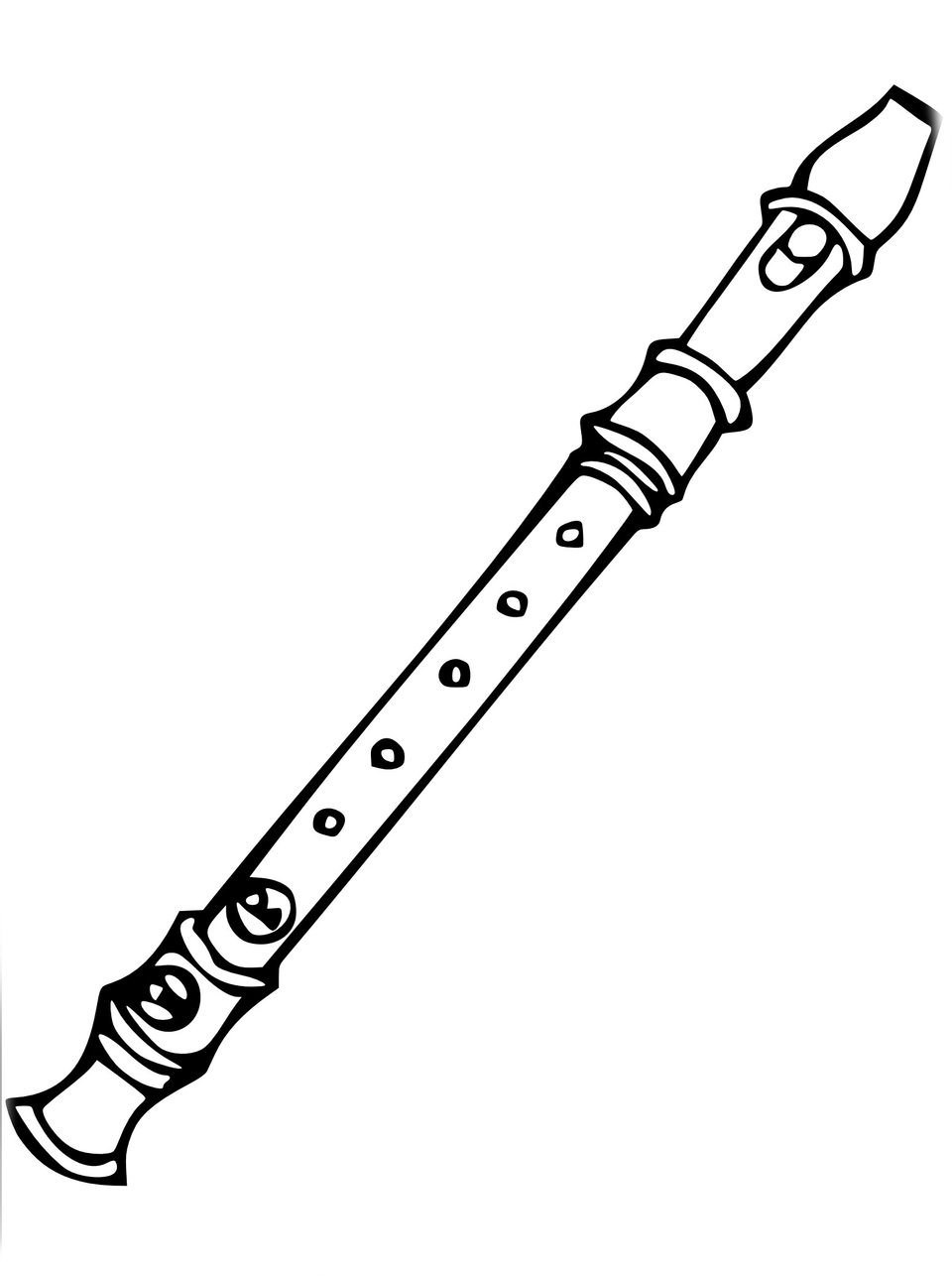 Рисунок флейты