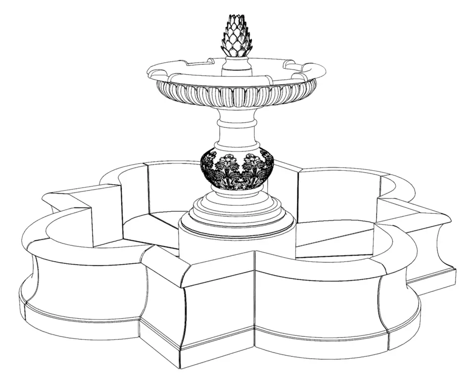 Эскиз фонтана