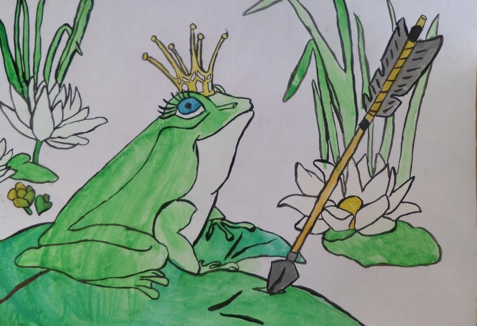 Иллюстрация к сказке царевна лягушка