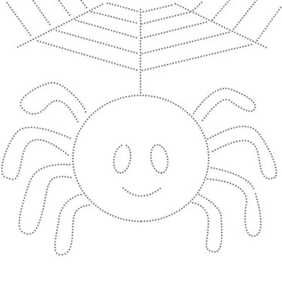 Добрый паук раскраска