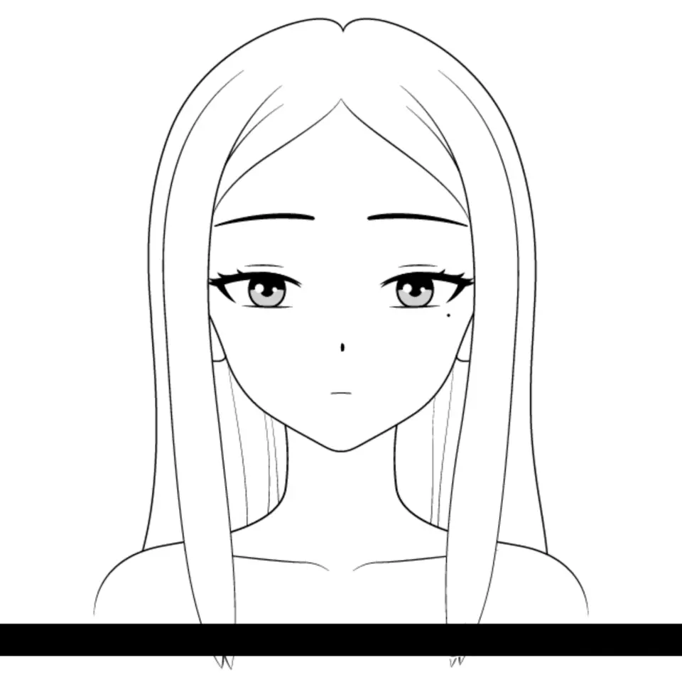 Рисунки аниме лицо