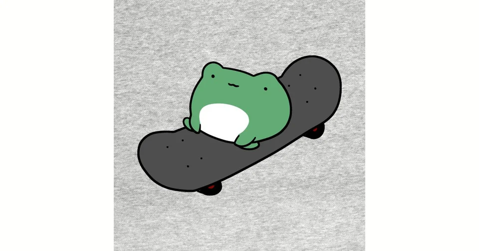 Лягушка на скейте