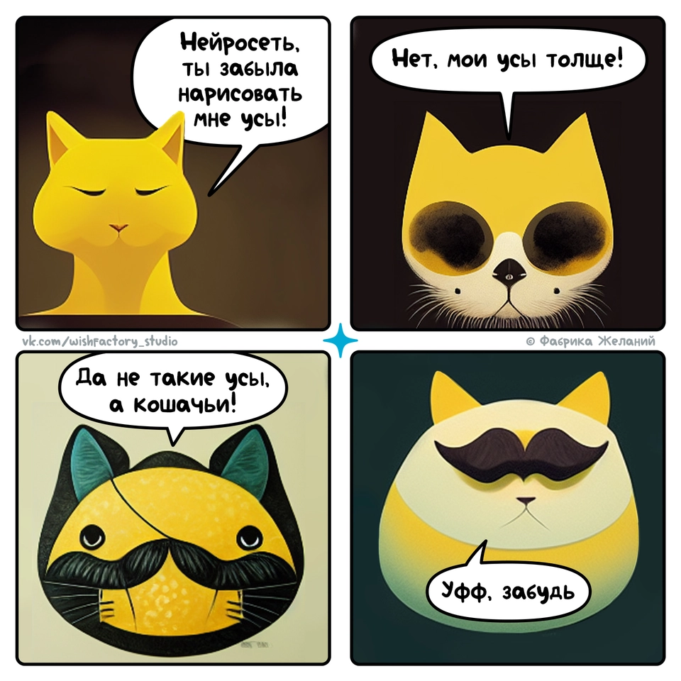Комиксы коты